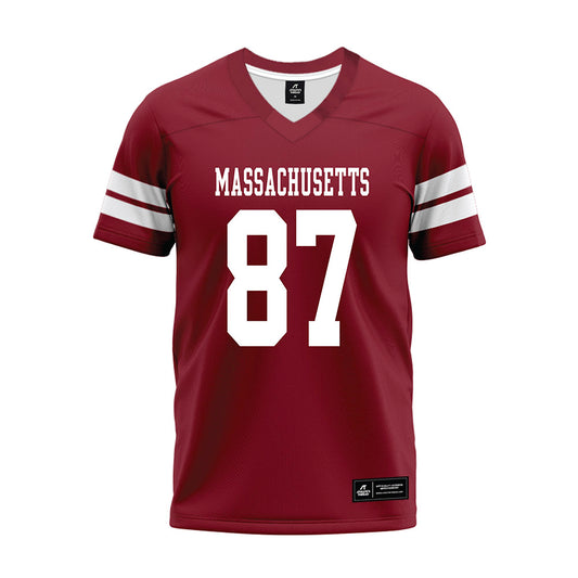 UMass - NCAA Football : Owen Anderson - 2026 Burgundy Premium Football Jersey-0