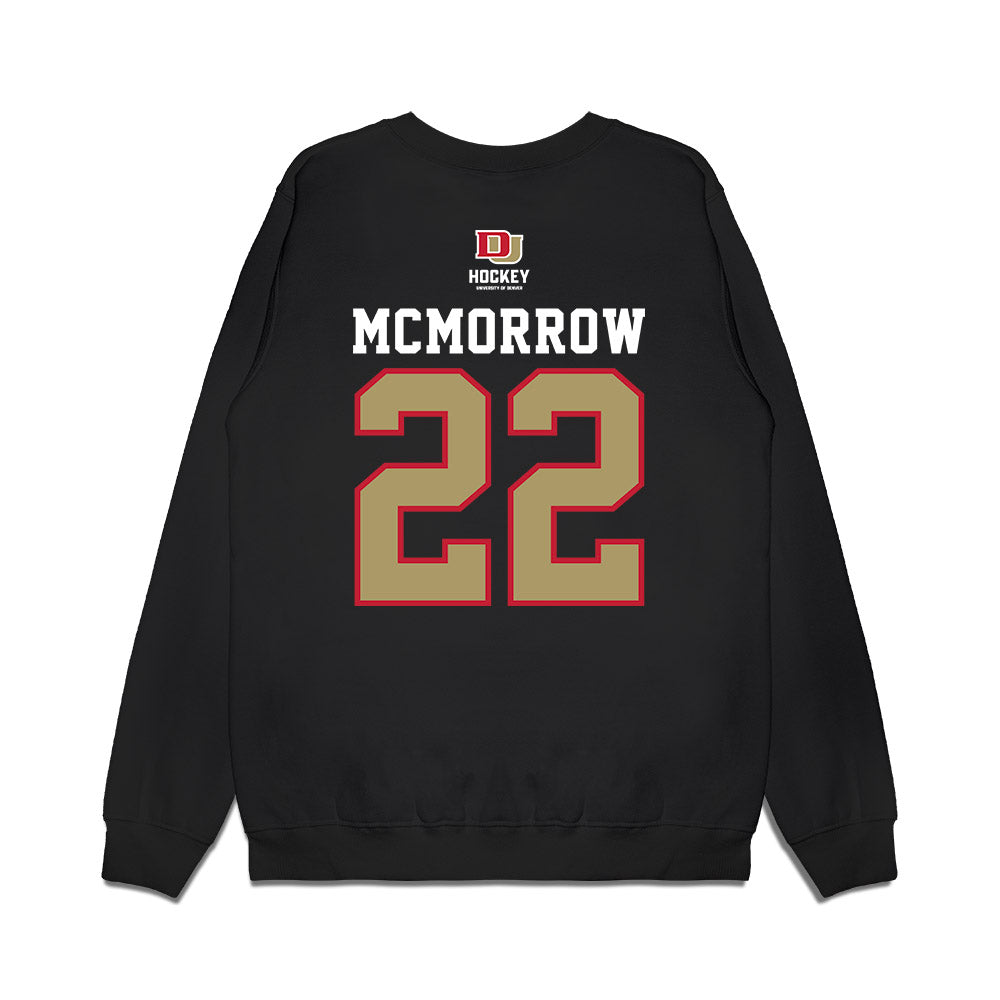 DU - NCAA Men's Ice Hockey : Brendan McMorrow - NCAA® 2026 National Champions Premium Crewneck Sweatshirt-1