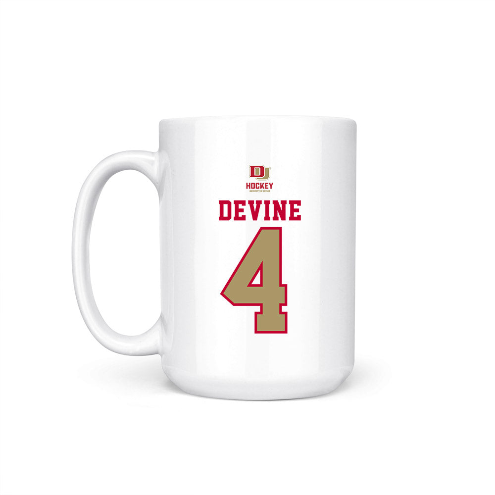 DU - NCAA Men's Ice Hockey : Jack Devine - NCAA® 2026 National Champions Coffee Mug-1