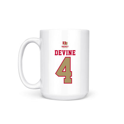DU - NCAA Men's Ice Hockey : Jack Devine - NCAA® 2026 National Champions Coffee Mug-1