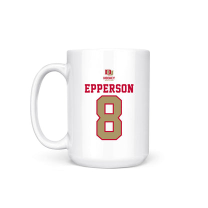 DU - NCAA Men's Ice Hockey : Kristian Epperson - NCAA® 2026 National Champions Coffee Mug-1