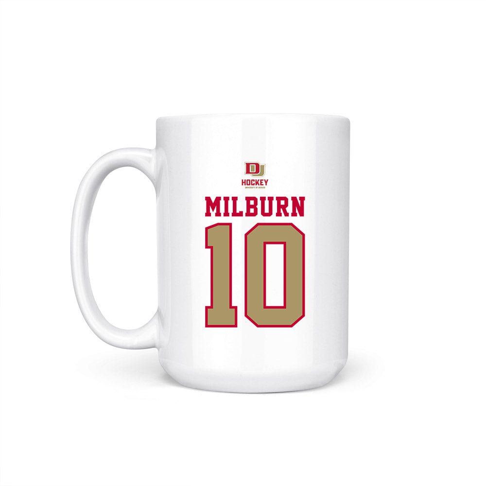 DU - NCAA Men's Ice Hockey : Brady Milburn - NCAA® 2026 National Champions Coffee Mug-1
