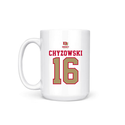 DU - NCAA Men's Ice Hockey : Kyle Chyzowski - NCAA® 2026 National Champions Coffee Mug-1
