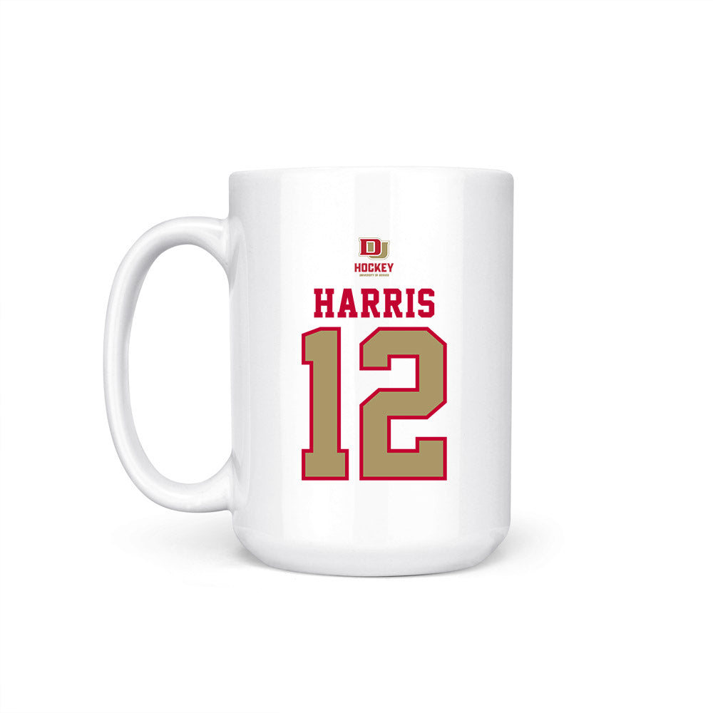 DU - NCAA Men's Ice Hockey : Samuel Harris - NCAA® 2026 National Champions Coffee Mug-1