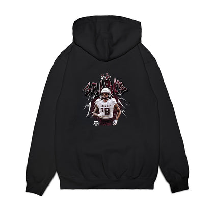 Texas A&M - NCAA Football : T.J. Searcy - Collage Premium Hooded Sweatshirt-1