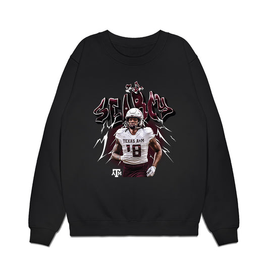 Texas A&M - NCAA Football : T.J. Searcy - Collage Premium Crewneck Sweatshirt-0