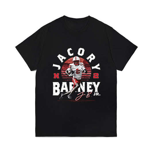 Nebraska - NCAA Football : Jacory Barney Jr - Collage Comfort Colors T-Shirt-0