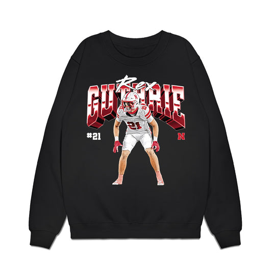 Nebraska - NCAA Football : Rex Guthrie - Collage Premium Crewneck Sweatshirt-0