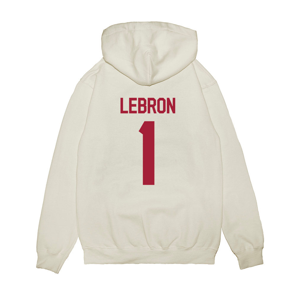 Alabama - NCAA Baseball : Justin Lebron - Classic Shersey Premium Hooded Sweatshirt-1