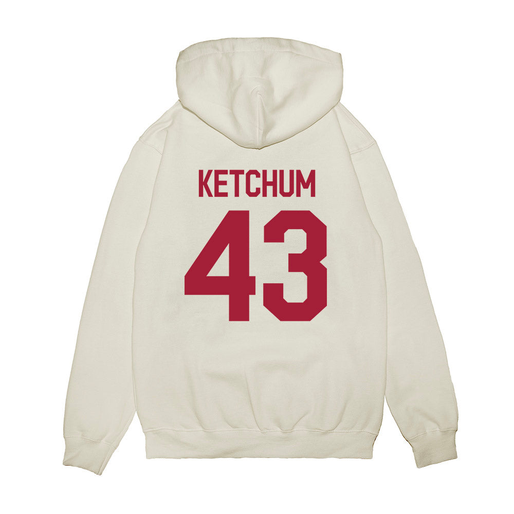 Alabama - NCAA Baseball : Jack Ketchum - Classic Shersey Premium Hooded Sweatshirt-1