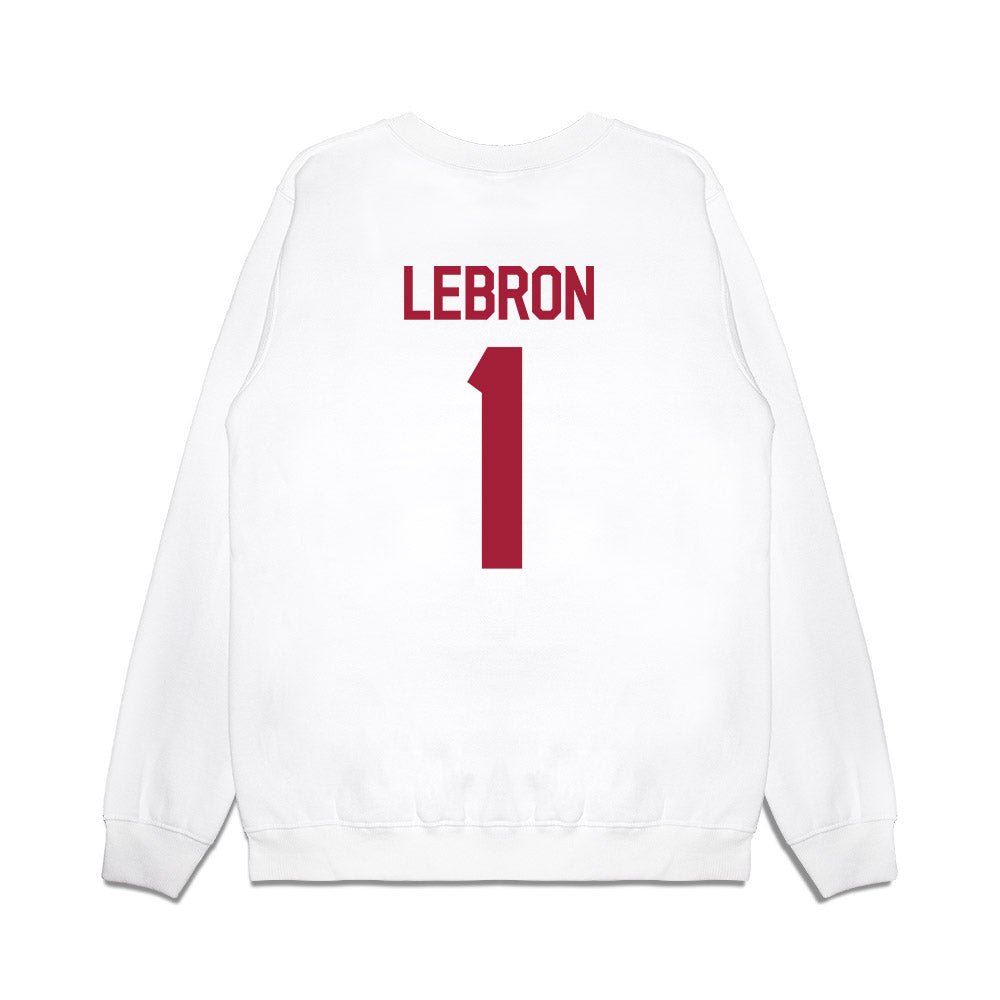 Alabama - NCAA Baseball : Justin Lebron - Classic Shersey Premium Crewneck Sweatshirt-1