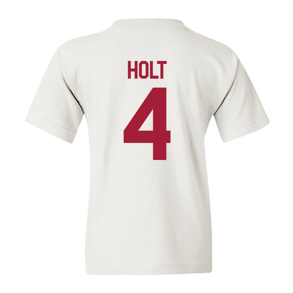 Alabama - NCAA Baseball : Brennan Holt - Classic Shersey Youth T-Shirt-1