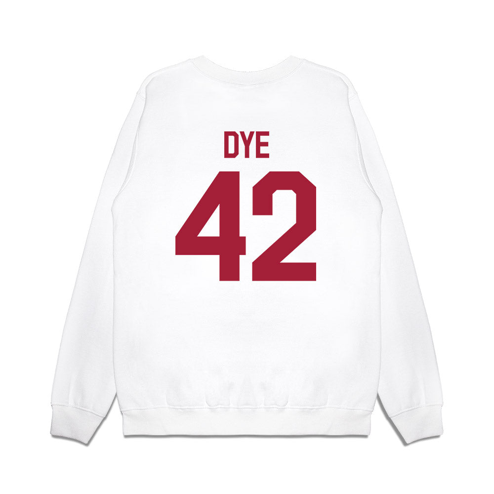 Alabama - Baseball Alumni : Allen Dye - Classic Shersey Premium Crewneck Sweatshirt-1