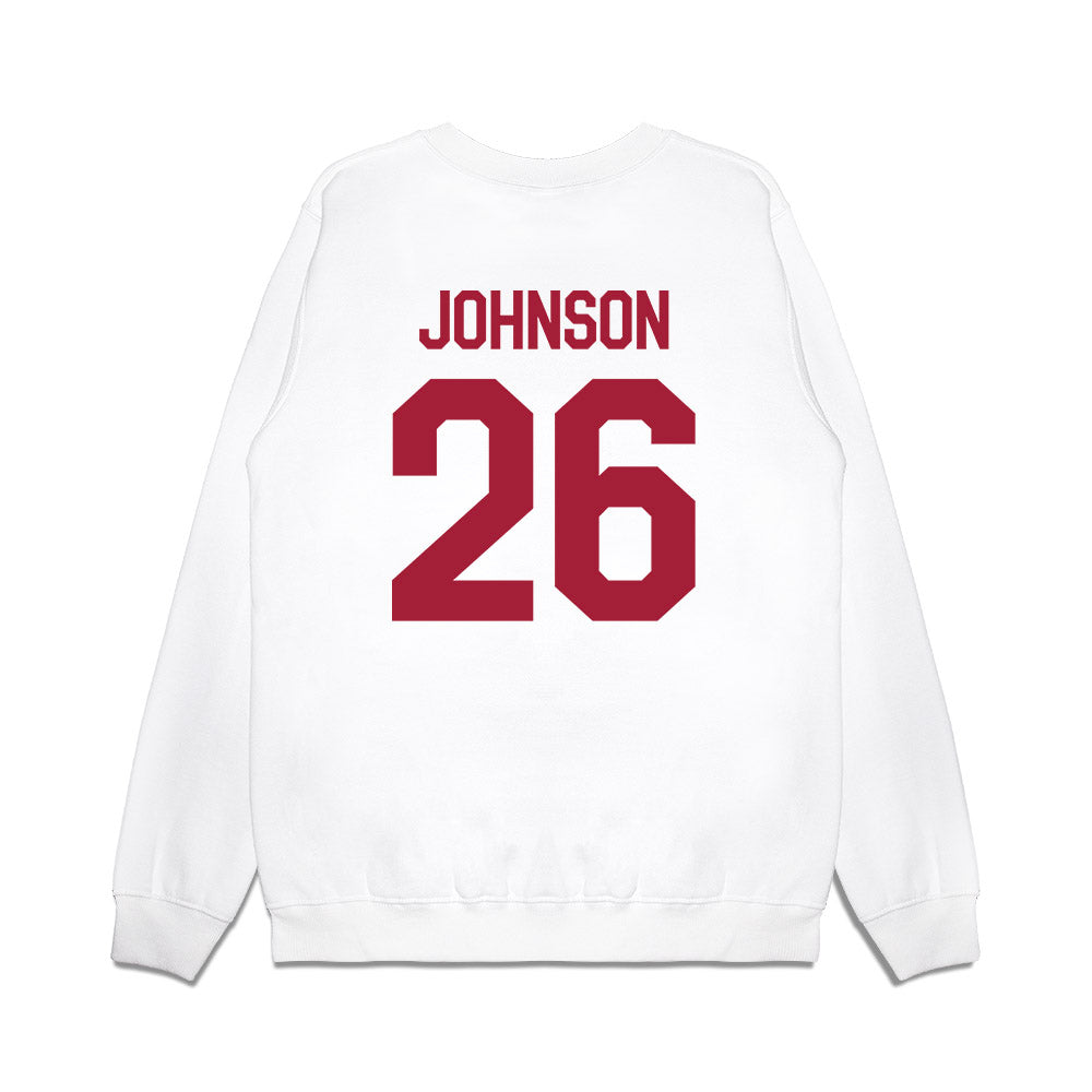 Alabama - NCAA Baseball : Zack Johnson - Classic Shersey Premium Crewneck Sweatshirt-1