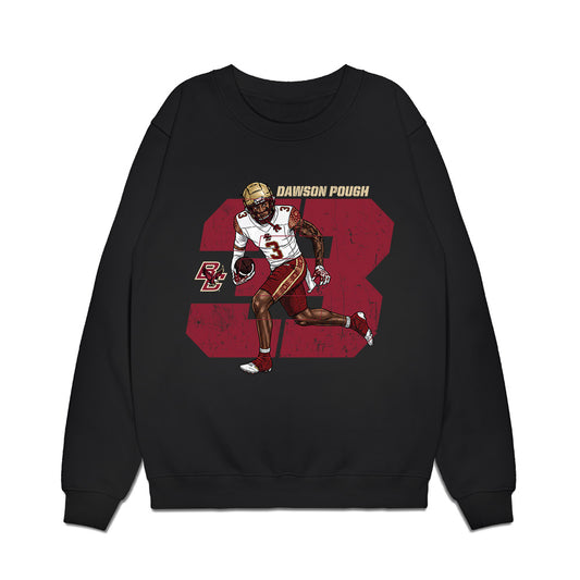 Boston College - NCAA Football : Dawson Pough - Collage Premium Crewneck Sweatshirt-0
