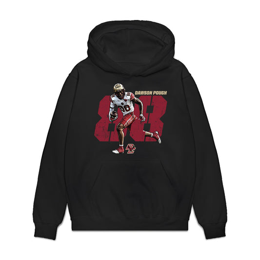 Boston College - NCAA Football : Dawson Pough - Collage Premium Hooded Sweatshirt-0