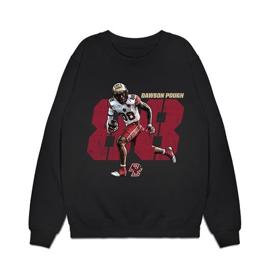 Boston College - NCAA Football : Dawson Pough - Collage Premium Crewneck Sweatshirt-0
