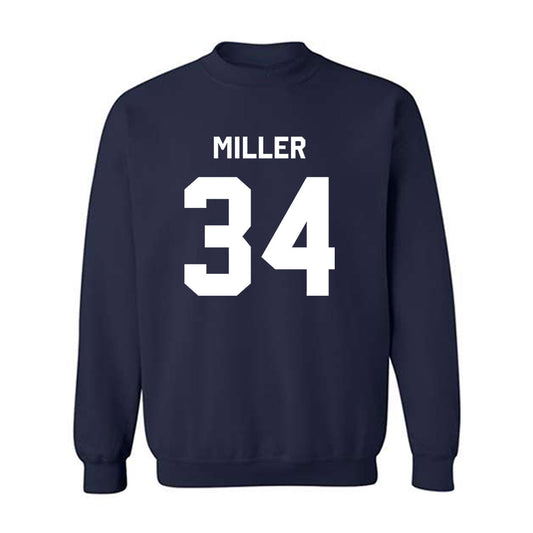 Southern Maine - NCAA Baseball : Ben Miller - Classic Shersey Crewneck Sweatshirt-0