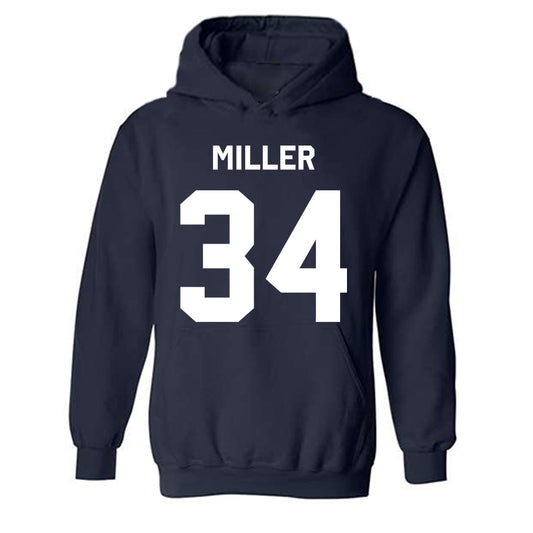 Southern Maine - NCAA Baseball : Ben Miller - Classic Shersey Hooded Sweatshirt-0