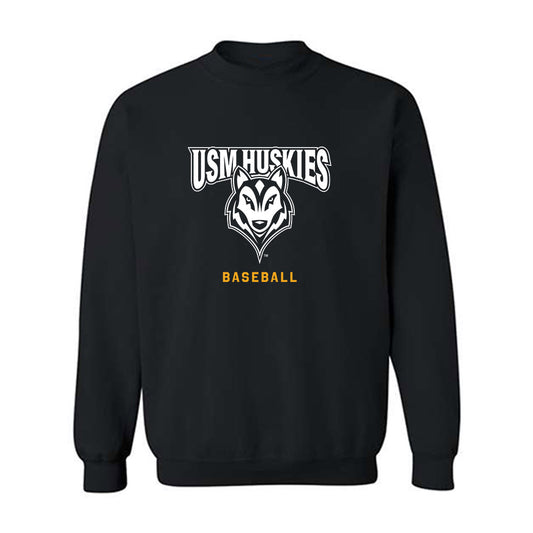 Southern Maine - NCAA Baseball : Ben Miller - Classic Shersey Crewneck Sweatshirt-0
