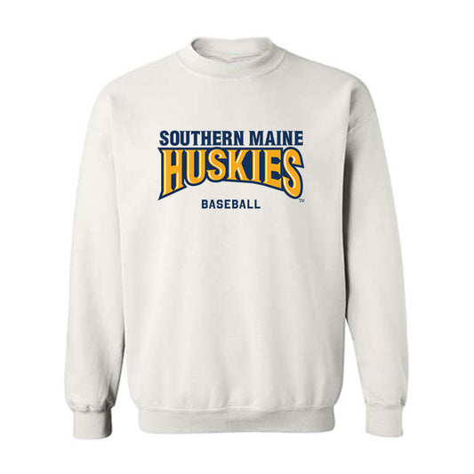 Southern Maine - NCAA Baseball : Ben Miller - Classic Shersey Crewneck Sweatshirt-0