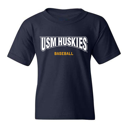 Southern Maine - NCAA Baseball : Ben Miller - Classic Shersey Youth T-Shirt-0