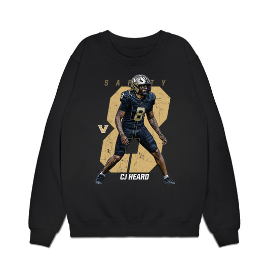 Vanderbilt - NCAA Football : CJ Heard - Collage Premium Crewneck Sweatshirt-0