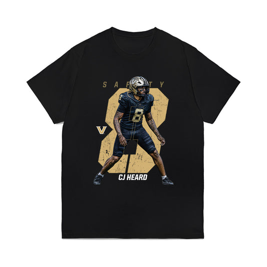 Vanderbilt - NCAA Football : CJ Heard - Collage Comfort Colors T-Shirt-0