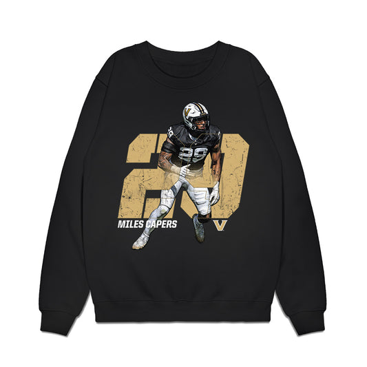 Vanderbilt - NCAA Football : Miles Capers - Collage Premium Crewneck Sweatshirt-0