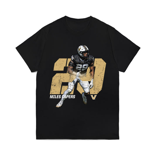 Vanderbilt - NCAA Football : Miles Capers - Collage Comfort Colors T-Shirt-0