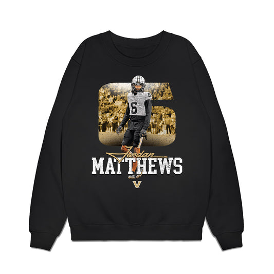 Vanderbilt - NCAA Football : Jordan Matthews - Collage Premium Crewneck Sweatshirt-0