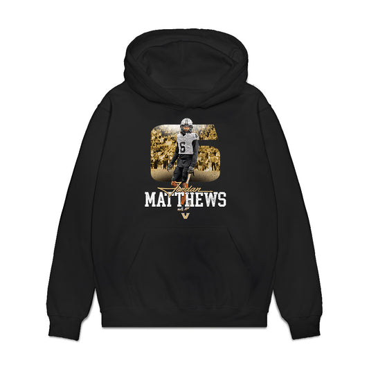 Vanderbilt - NCAA Football : Jordan Matthews - Collage Premium Hooded Sweatshirt-0