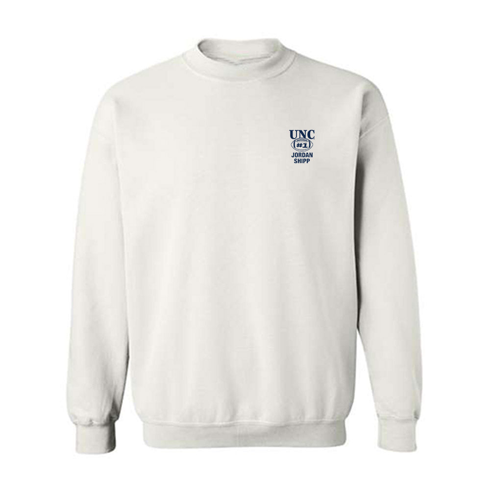 UNC - NCAA Football : Jordan Shipp - Sports Shersey Crewneck Sweatshirt-0