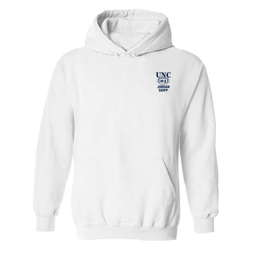 UNC - NCAA Football : Jordan Shipp - Sports Shersey Hooded Sweatshirt-0