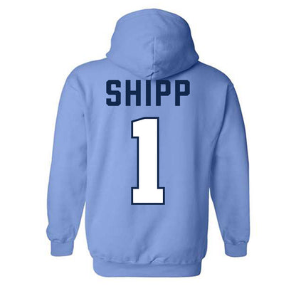 UNC - NCAA Football : Jordan Shipp - Sports Shersey Hooded Sweatshirt-1