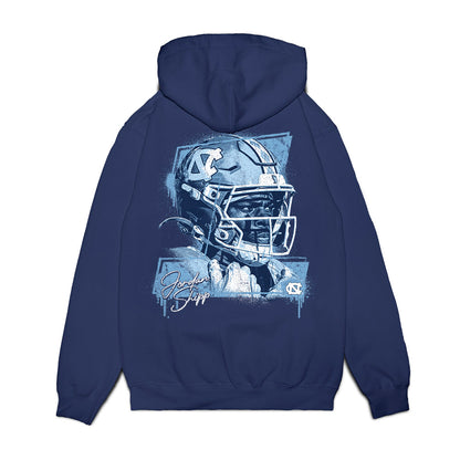 UNC - NCAA Football : Jordan Shipp - Graphic Fleece Hooded Sweatshirt-1