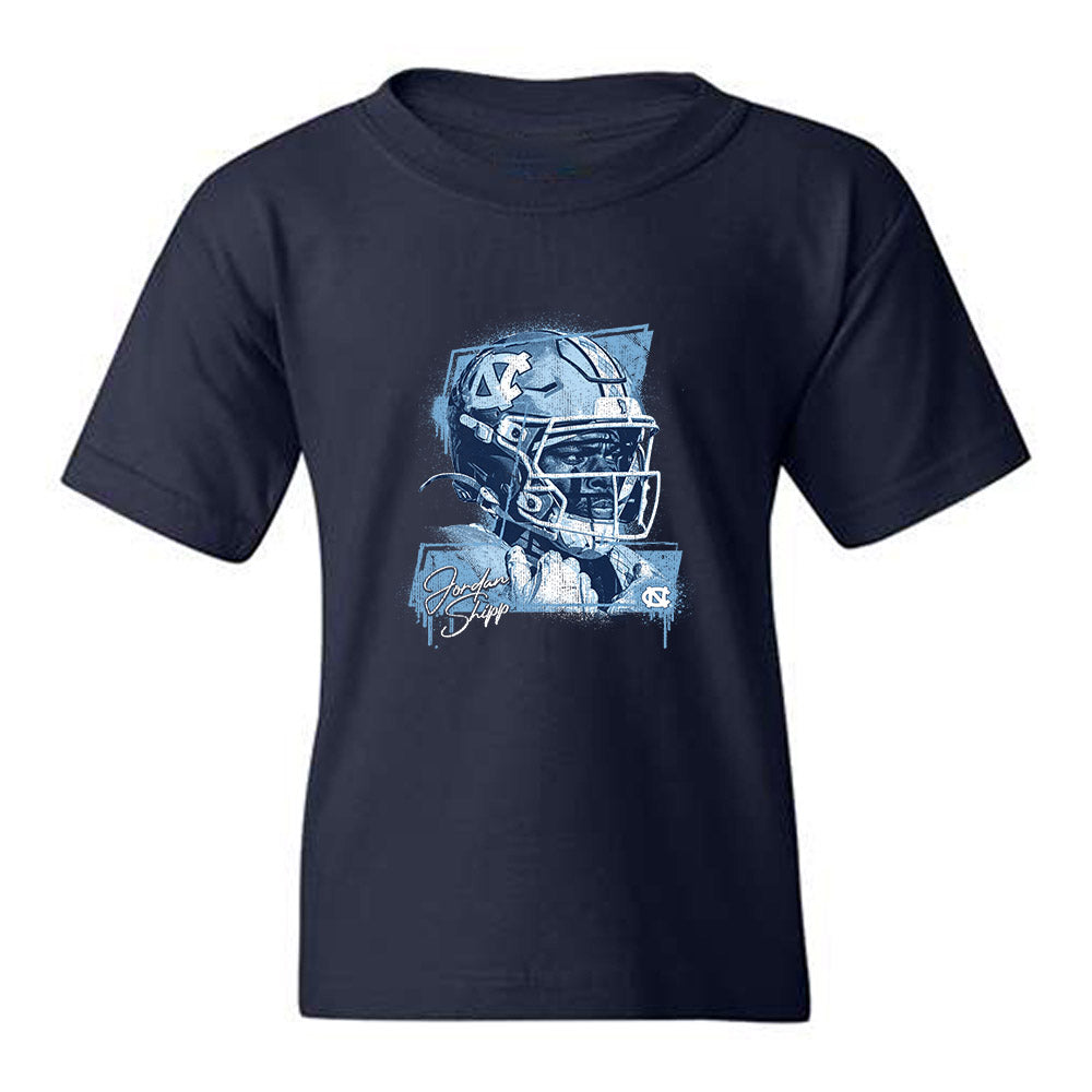 UNC - NCAA Football : Jordan Shipp - Graphic Youth T-Shirt-0
