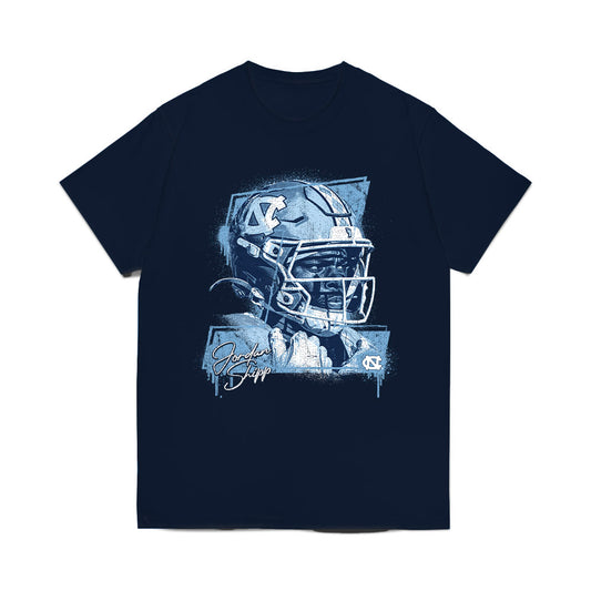UNC - NCAA Football : Jordan Shipp - Graphic Comfort Colors T-Shirt-0