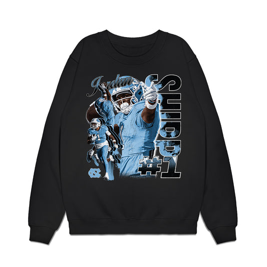 UNC - NCAA Football : Jordan Shipp - Collage Premium Crewneck Sweatshirt-0