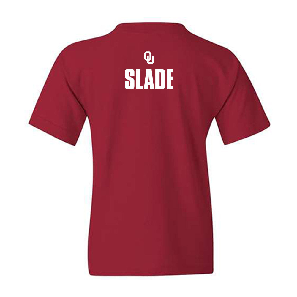 Oklahoma - NCAA Women's Gymnastics : Kelsey Slade - National Champions Youth T-Shirt-1