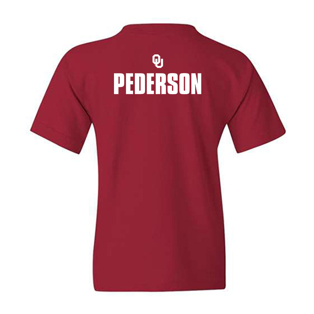 Oklahoma - NCAA Women's Gymnastics : Lily Pederson - National Champions Youth T-Shirt-1