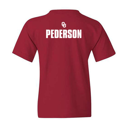 Oklahoma - NCAA Women's Gymnastics : Lily Pederson - National Champions Youth T-Shirt-1
