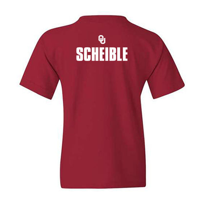 Oklahoma - NCAA Women's Gymnastics : Hannah Scheible - National Champions Youth T-Shirt-1