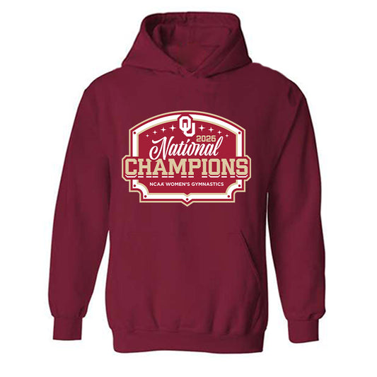 Oklahoma - NCAA Women's Gymnastics : Lily Pederson - National Champions Hooded Sweatshirt-0