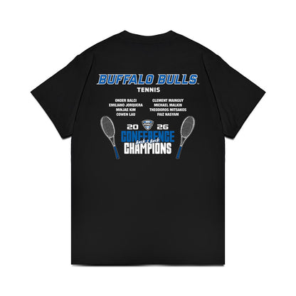 Buffalo - NCAA Men's Tennis : Conference Champs Roster List Comfort Colors T-Shirt-1