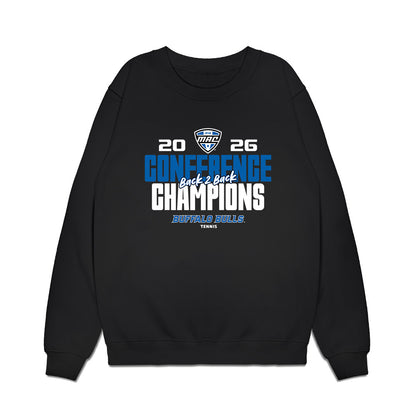 Buffalo - NCAA Men's Tennis : Conference Champs Roster List Premium Crewneck Sweatshirt-0
