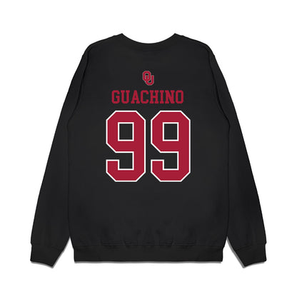Oklahoma - NCAA Softball : Miali Guachino - Sooners Go Yard! Premium Crewneck Sweatshirt-1