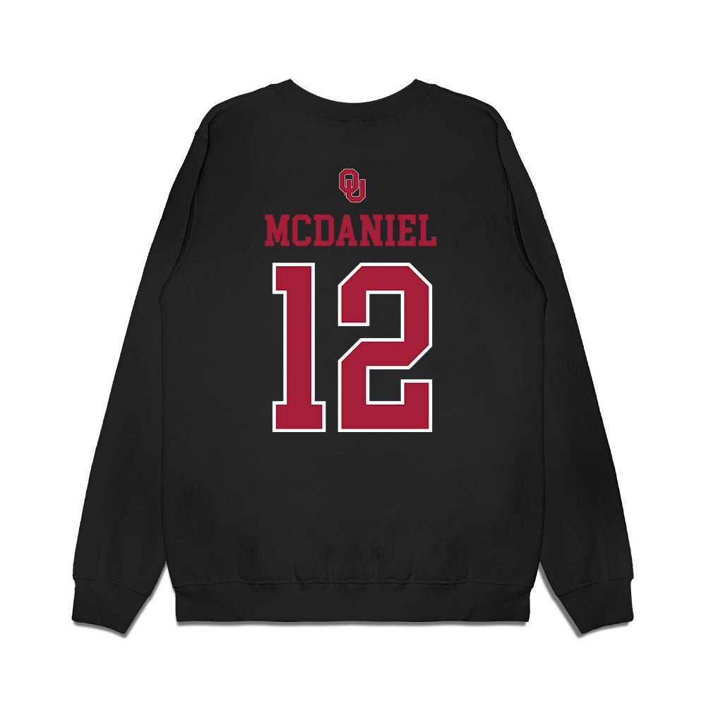 Oklahoma - NCAA Softball : Lexi McDaniel - Sooners Go Yard! Premium Crewneck Sweatshirt-1