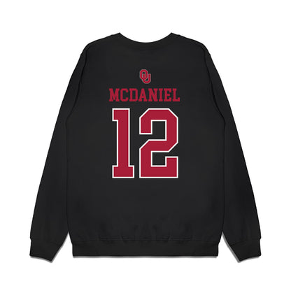 Oklahoma - NCAA Softball : Lexi McDaniel - Sooners Go Yard! Premium Crewneck Sweatshirt-1