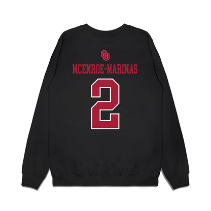 Oklahoma - NCAA Softball : Nelly McEnroe-Marinas - Sooners Go Yard! Premium Crewneck Sweatshirt-1